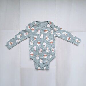 (4/$20) Old Navy -  Unisex Long-Sleeve Printed Bodysuit for Baby
